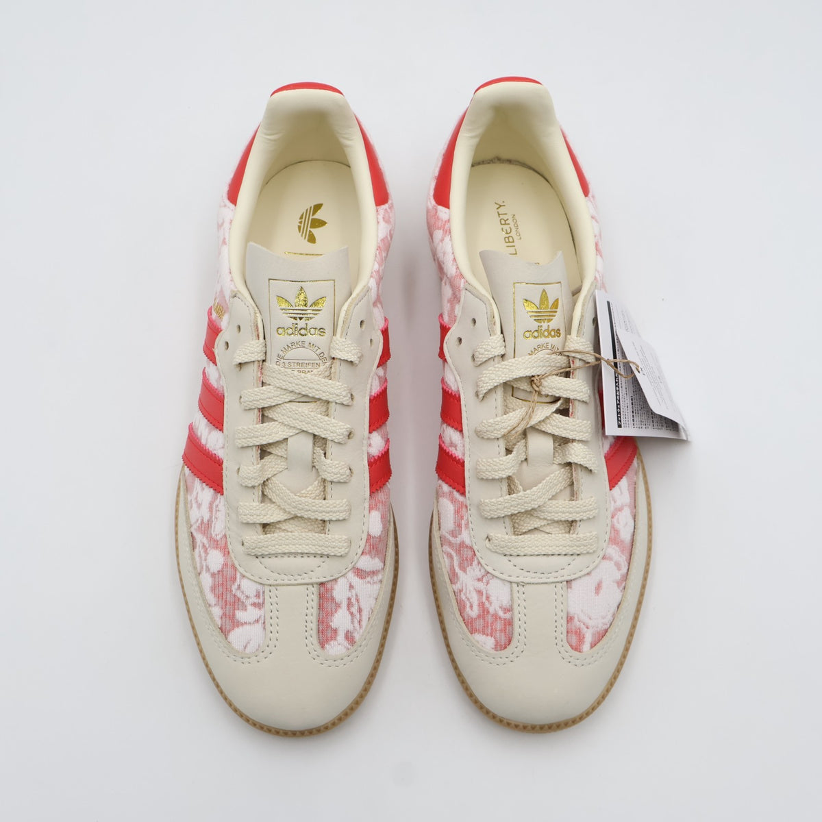JR8841 Liberty London Ã adidas Originals  Samba Better Scarlet (Women's)