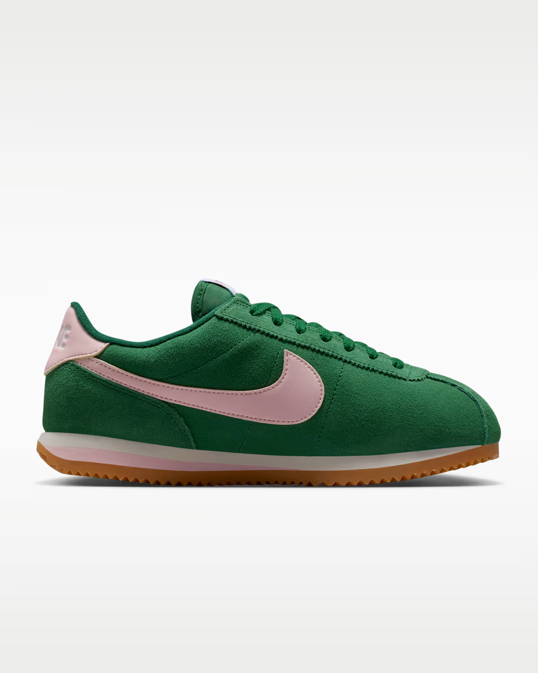 IB1857-301 Nike Cortez Sport Green Sail Gum Light Brown Pink Foam (Women's)