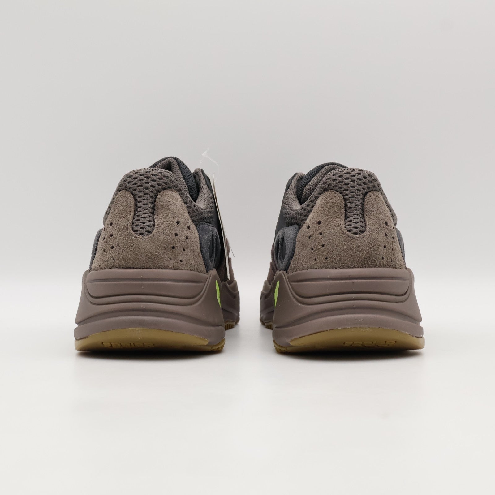 EE9614 Adidas Yeezy Boost Waver Runner Mauve Dark Grey Yellow Charcoal Gray