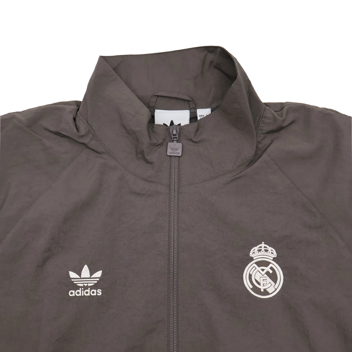 adidas Real Madrid Lifestyle OG Track Top Charcoal Dark Gray