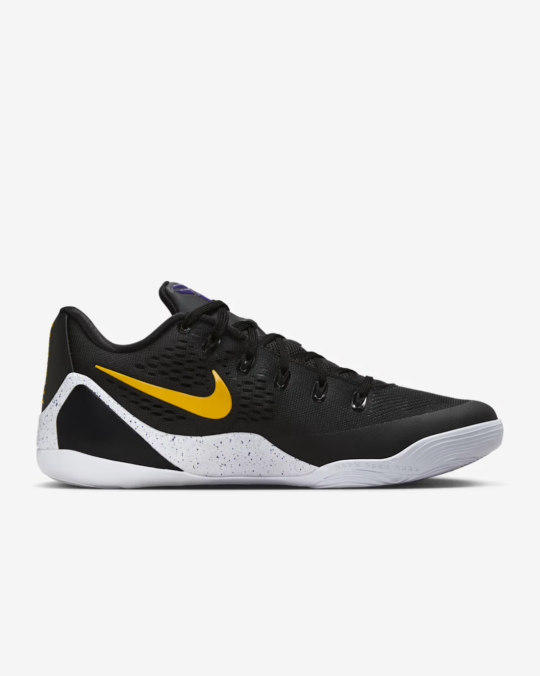 IH1401-002 Nike Kobe 9 Elite Low EM Protro Black White University Gold (Men's)