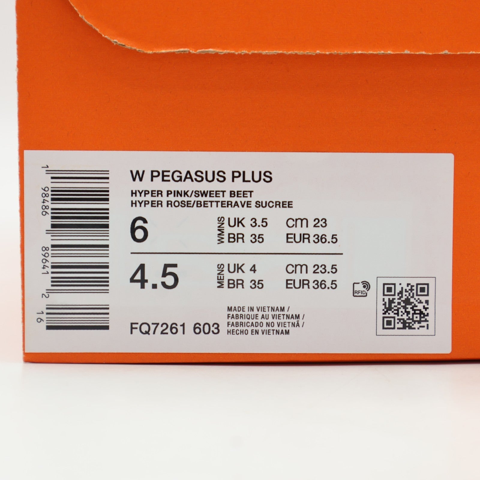 FQ7261-603 Nike Pegasus+ Road Running Shoes Hyper Pink Playful Pink (Women's)