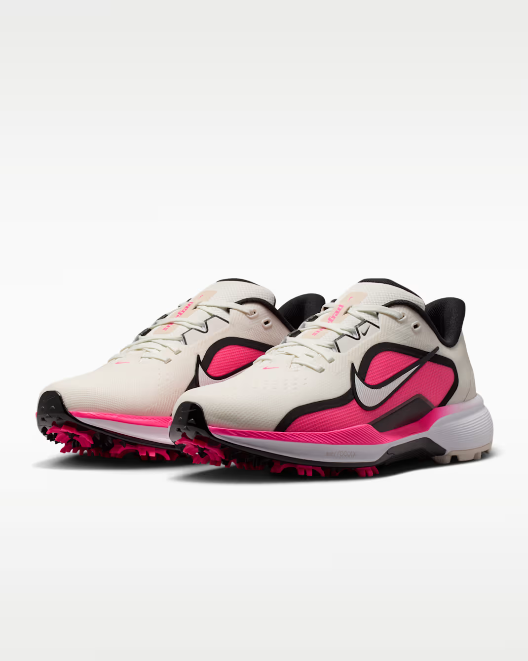 HV4700-100 Nike Pegasus 1 Golf "Sail/Pink"(Men's)