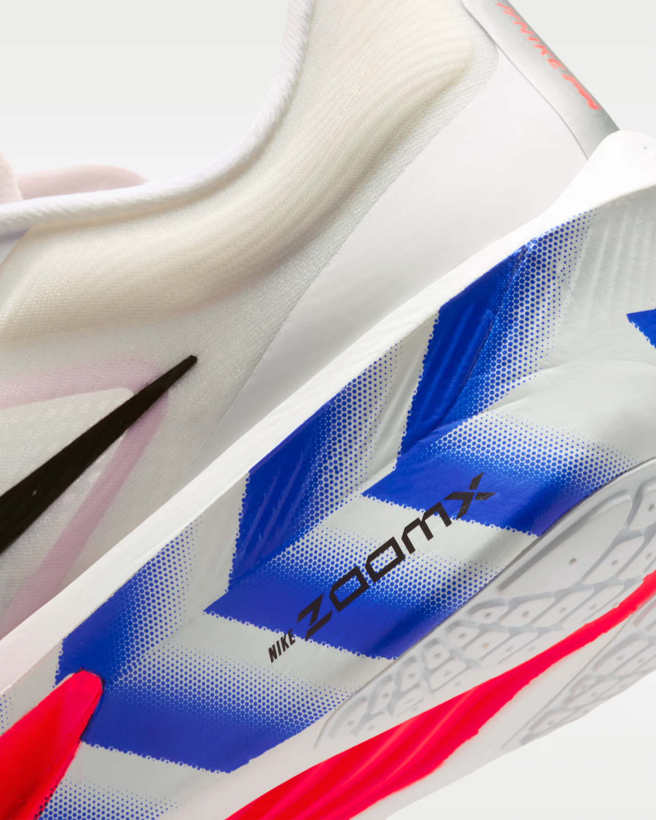 II7285-100 Nike Zoom Fly 6 "White/Silt Red/Racer Blue" (Men's)