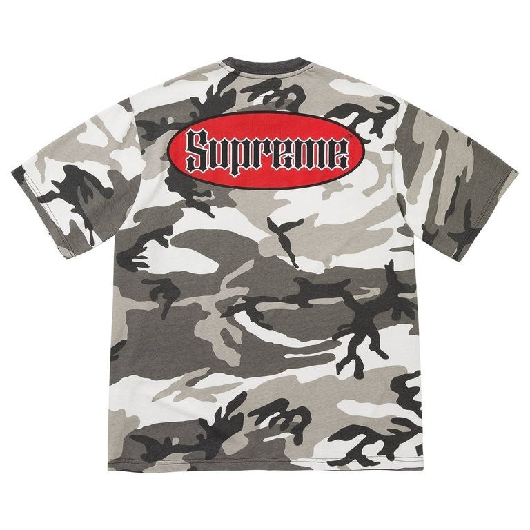 Supreme Cracked Pocket S/S Top Snow Camo