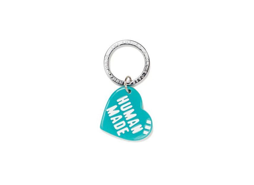HUMAN MADE Heart Keyring Green