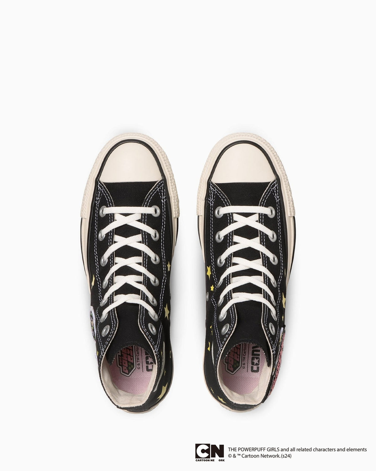 31312821 The Powerpuff Girls Converse All Star Chunkyline Hi Black (Women's)