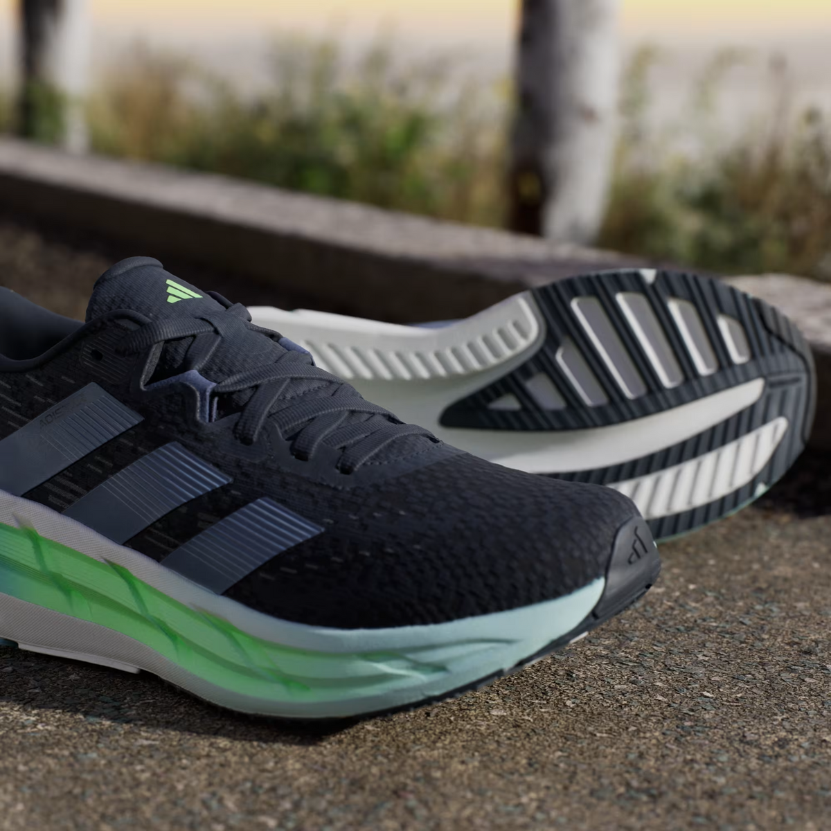 JR0310 adidas Adistar 4 Aurora Ink/Preloved Ink/Lime Burst (Men's)