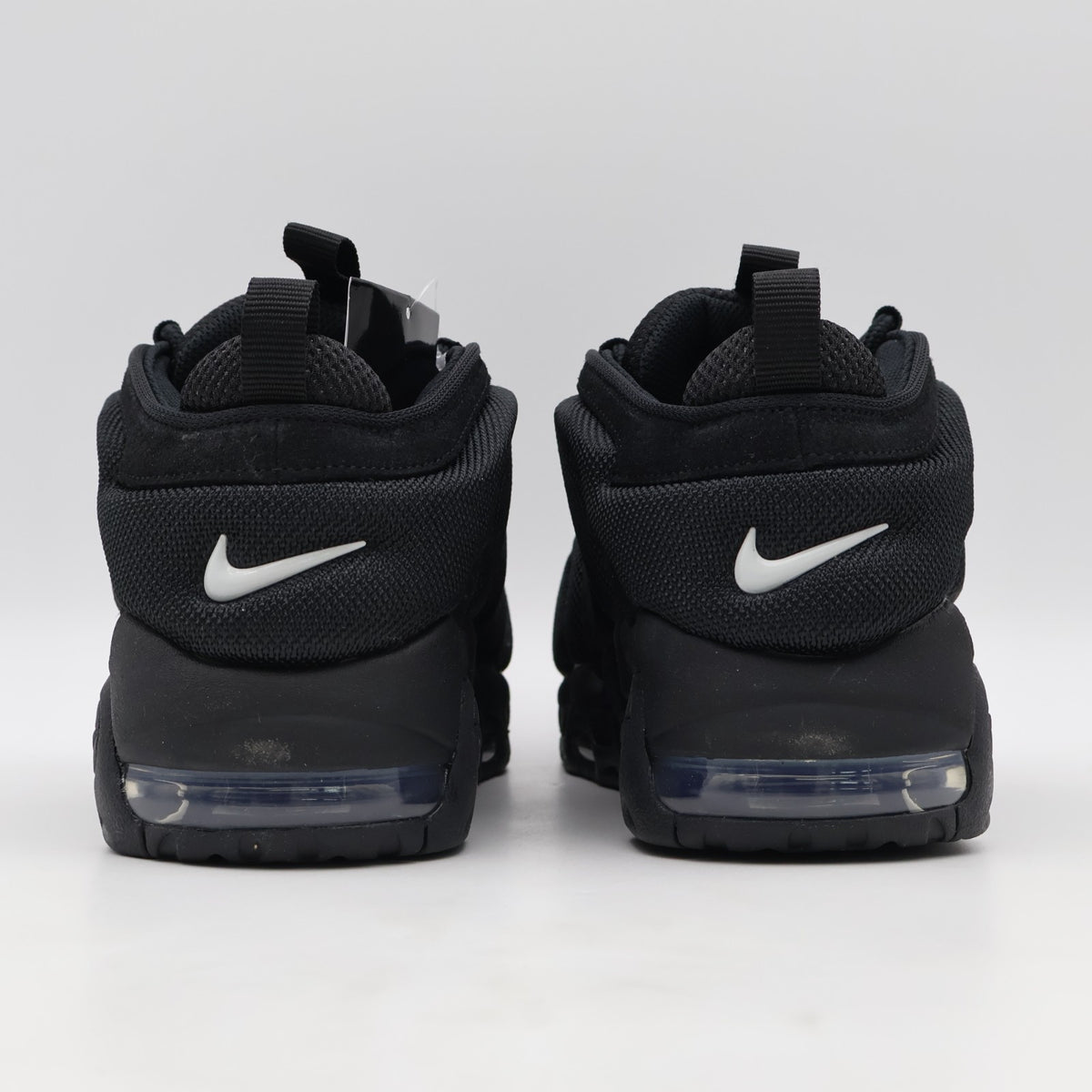 IM6649-001 Nike Air More Uptempo Low Triple Black (Men's)