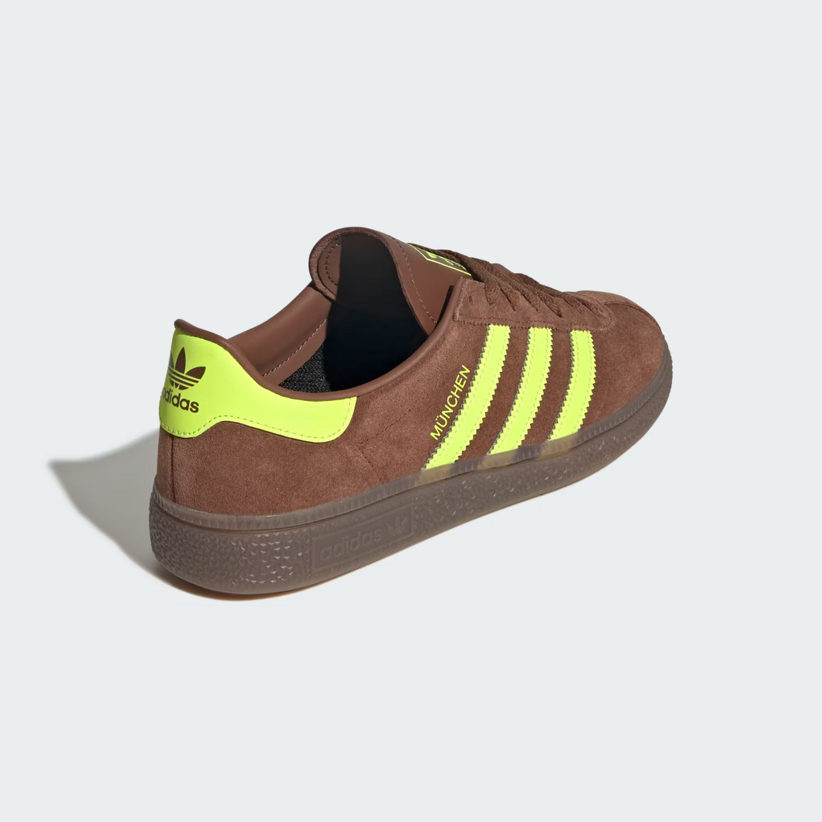 JS3996 adidas Originals Munchen Preloved Brown Solar Yellow Gum (Men's)