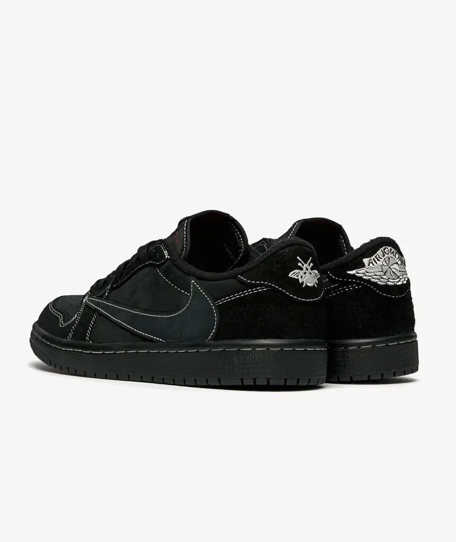 DM7866-001 Travis Scott Ã Nike Air Jordan 1 Low OG SP "Black Phantom"(Men's)