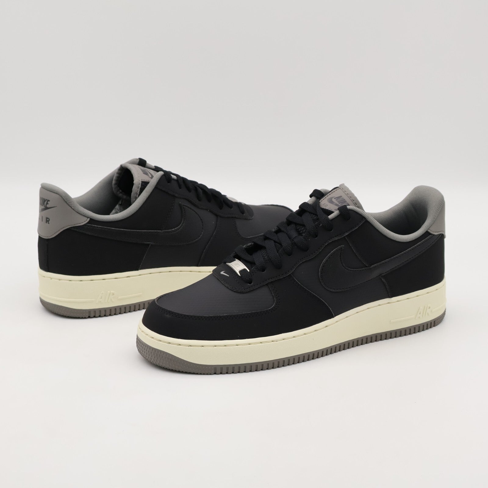 FZ5225-001 Nike Air Force 1 '07 LV8 Black Flat Pewter Coconut Milk (Men's)