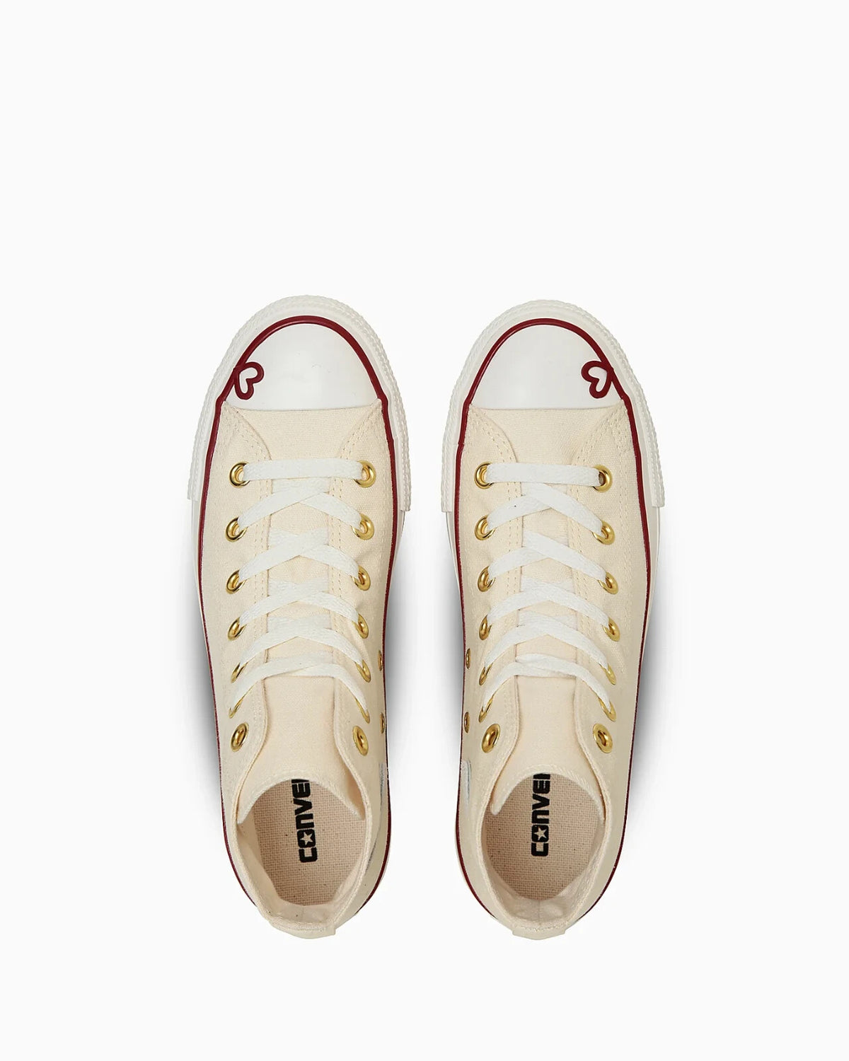 31315780 Converse All Star PLTS Heartpoint Hi Pale Ivory (Women's)