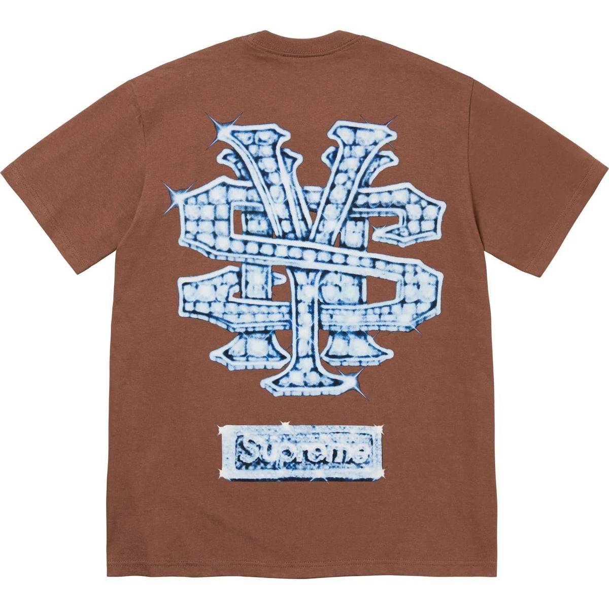 Supreme Snowman Tee Brown