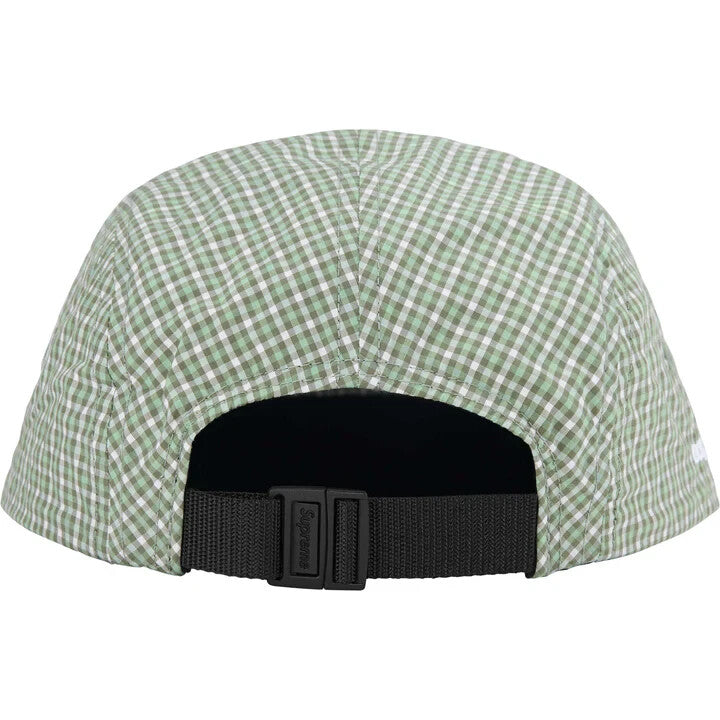 Supreme Cordura Plaid Camp Cap Green