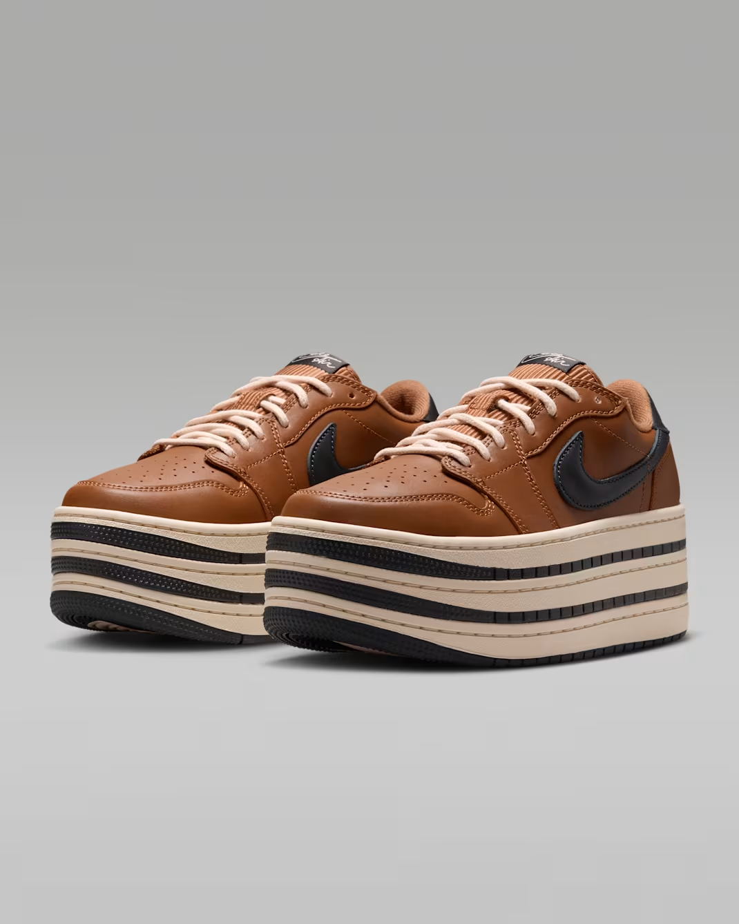 IV5086-200 Nike Air Jordan 1 Triple Stack SE "Light British Tan" (Women's)