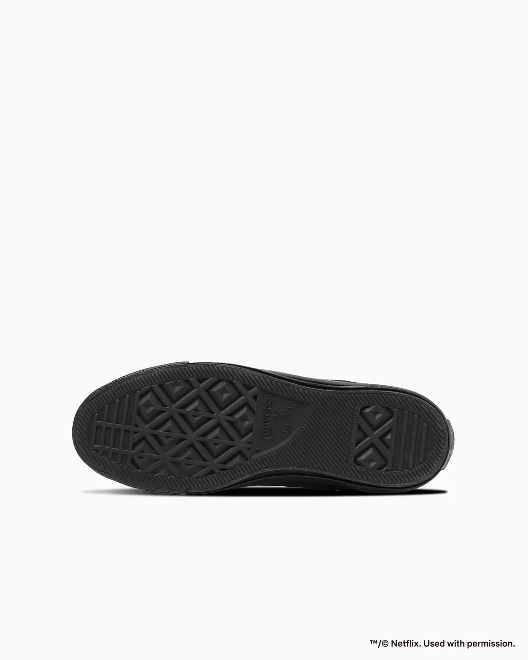 31317100 Netflix Converse All Star Aged Hi Black (Men's)