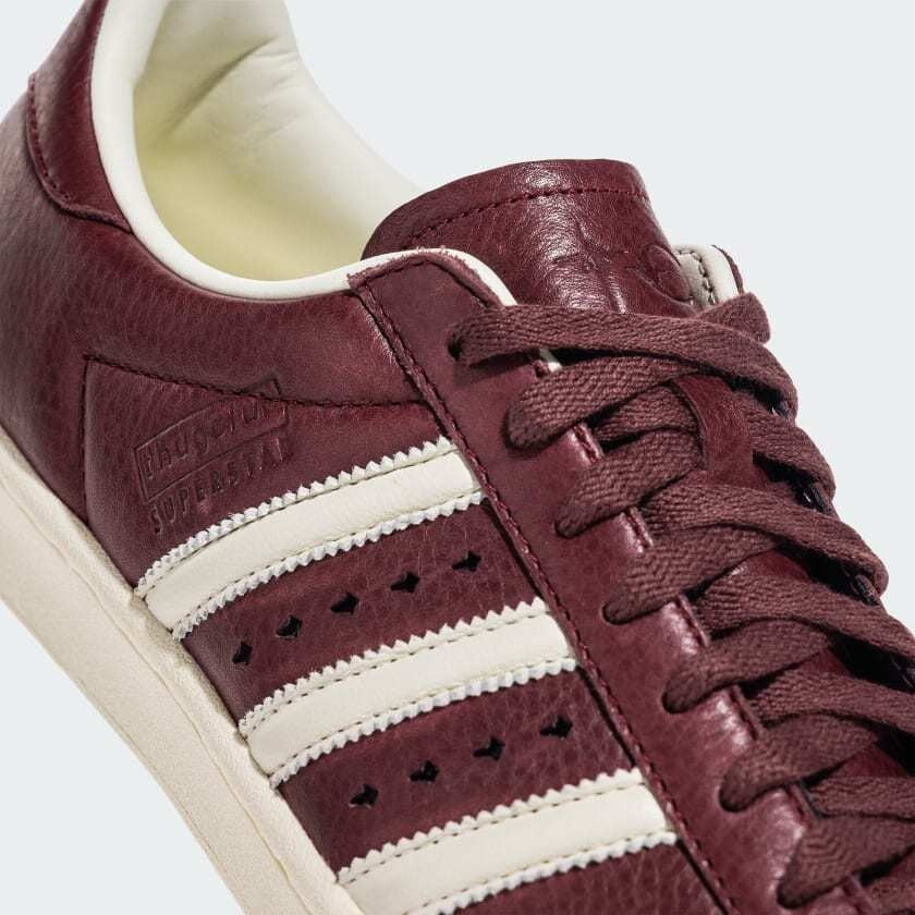 JS1908 THUG CLUB Ã adidas Originals Superstar Vintage College Burgundy (Men's)