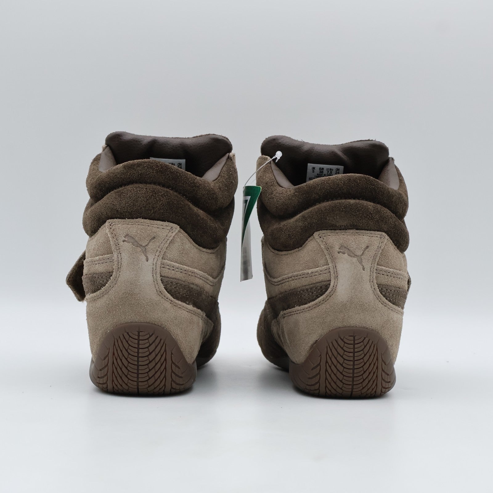 407878-01 Puma Women's Speedcat Wedge Totally Taupe Chocolate (Women's)