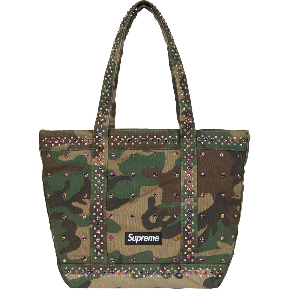 Supreme b.b. Simon Denim Tote Bag Woodland Camo