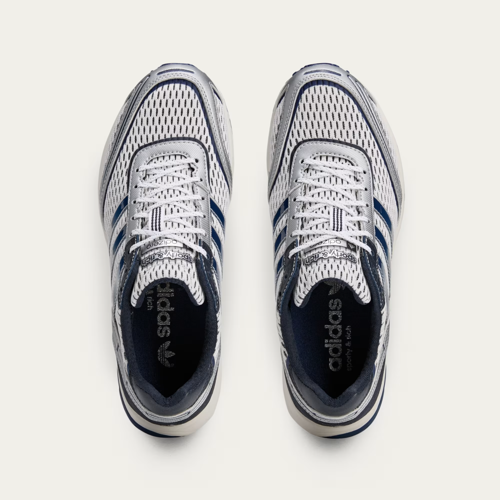 JP7544 Sporty & Rich x adidas Originals Adizero Adios 1 Footwear White (Women's)