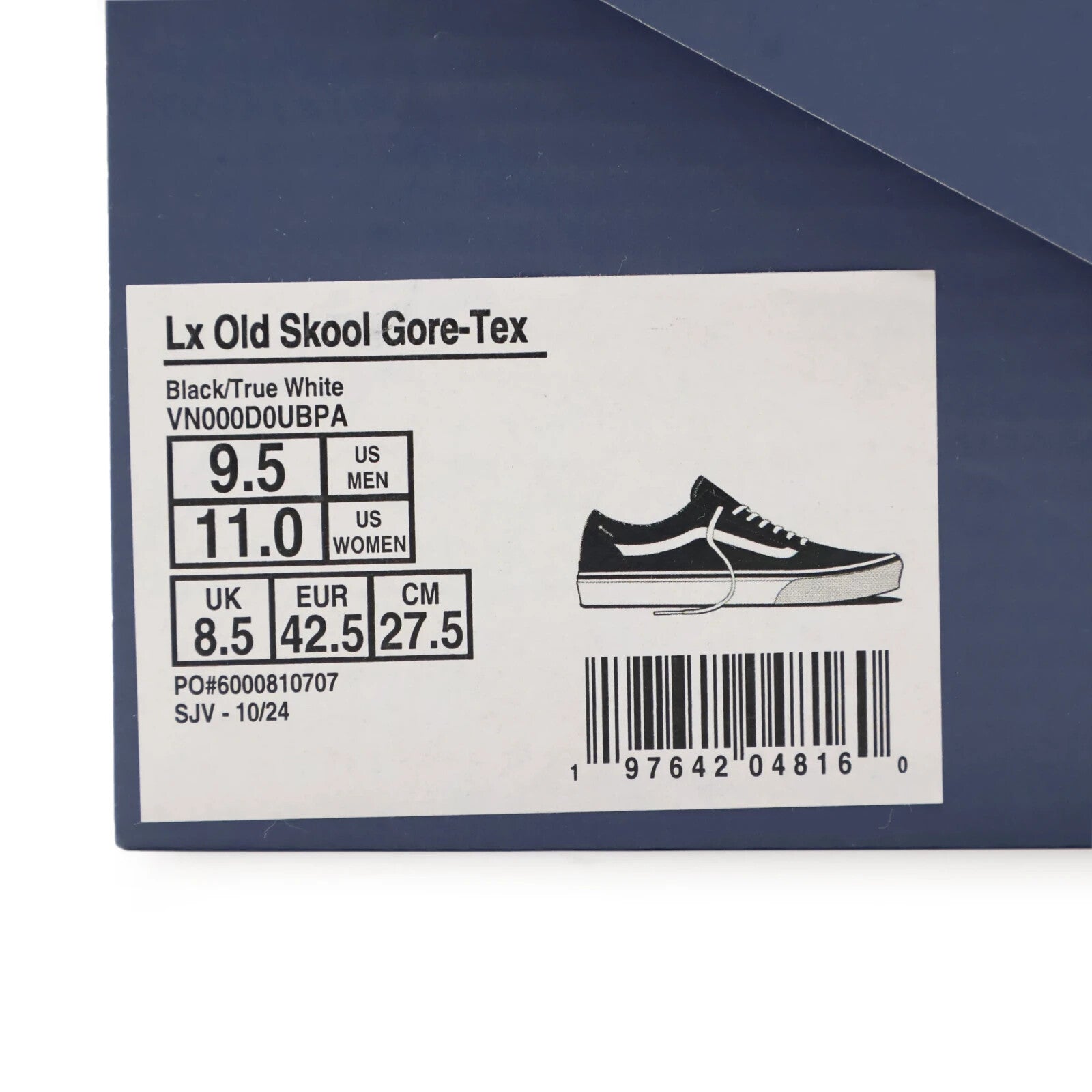 VN000D0UBPA Vans Old Skool GORE-TEX Black (Men's)