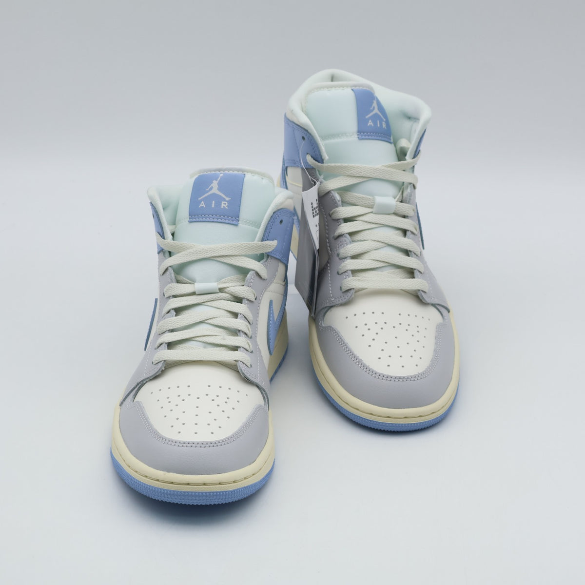 BQ6472-402 Nike Air Jordan 1 Mid Psychic Blue (Women's)
