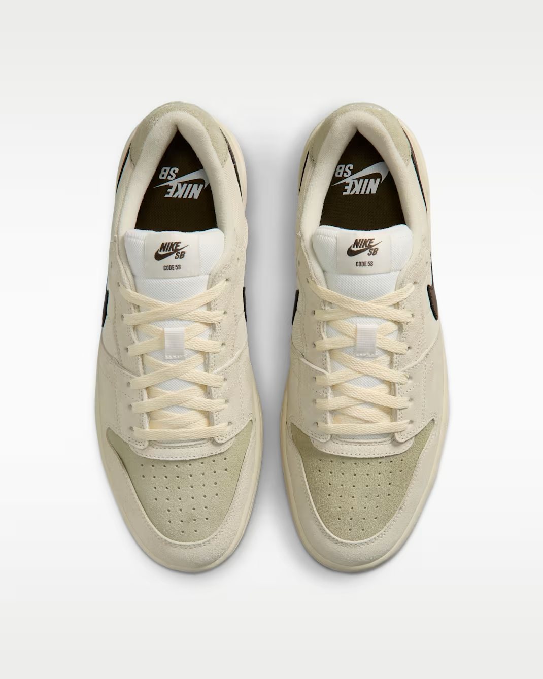 IB0108-101 Nike SB Code 58 "Pale Ivory/Light Khaki" (Men's)