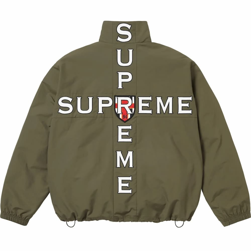Supreme Cross Track Jacket Olive