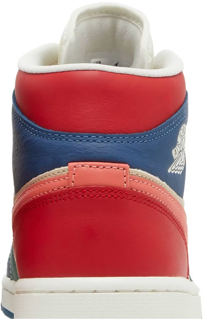 DN3738-400 Nike Air Jordan 1 Mid SE "Multi Color" (Women's)