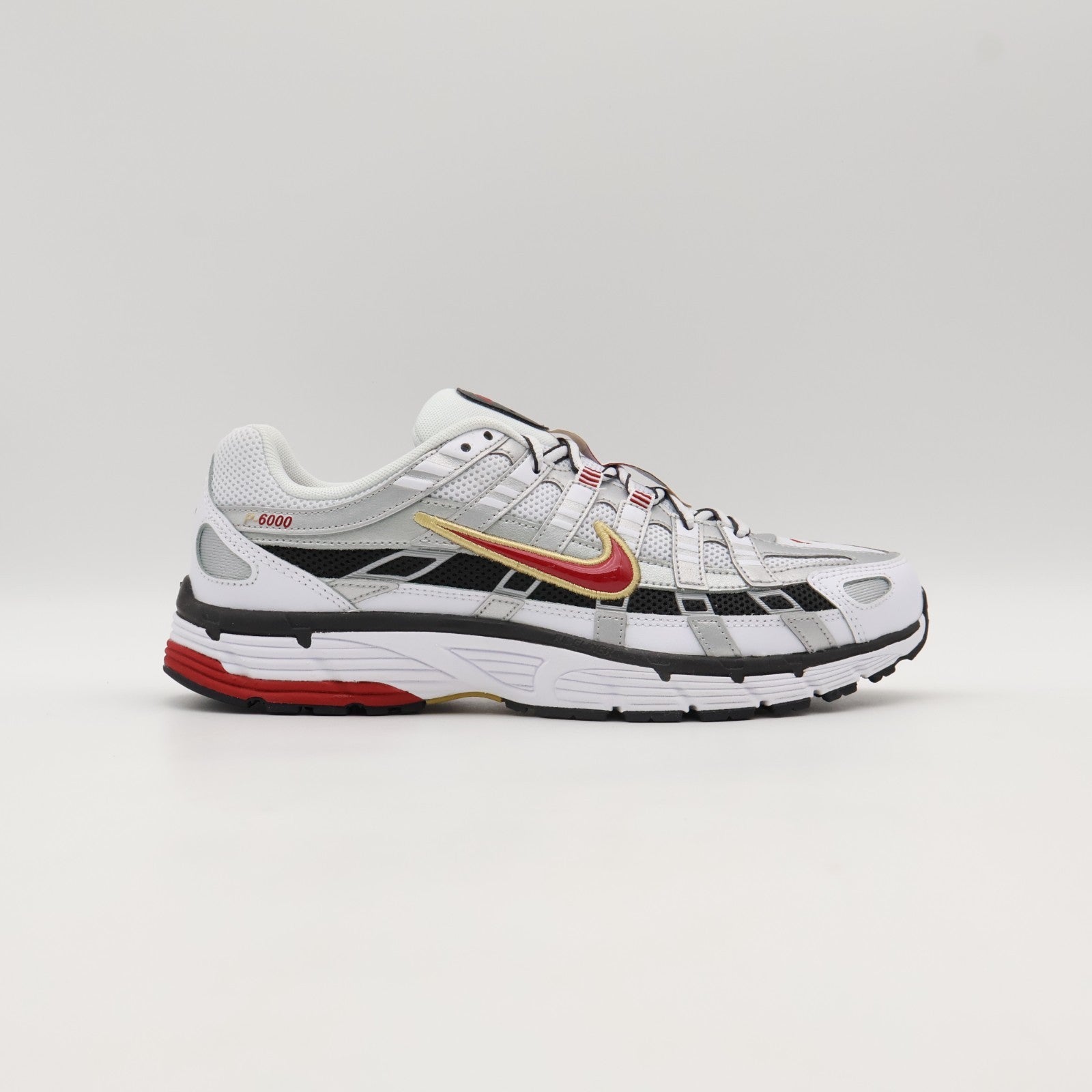 BV1021-101 Nike P-6000 White Varsity Red (Women's)