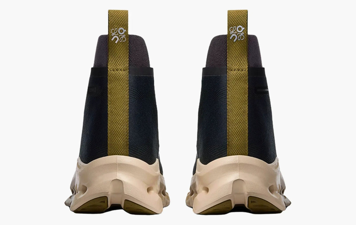 3MG10835483 LOEWE Ã On Cloudtilt Hi "Black/Oatmeal/Olive"