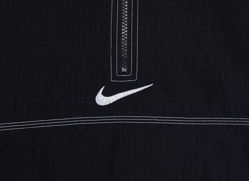 FQ0340-010 Supreme Nike Ripstop Pullover Black