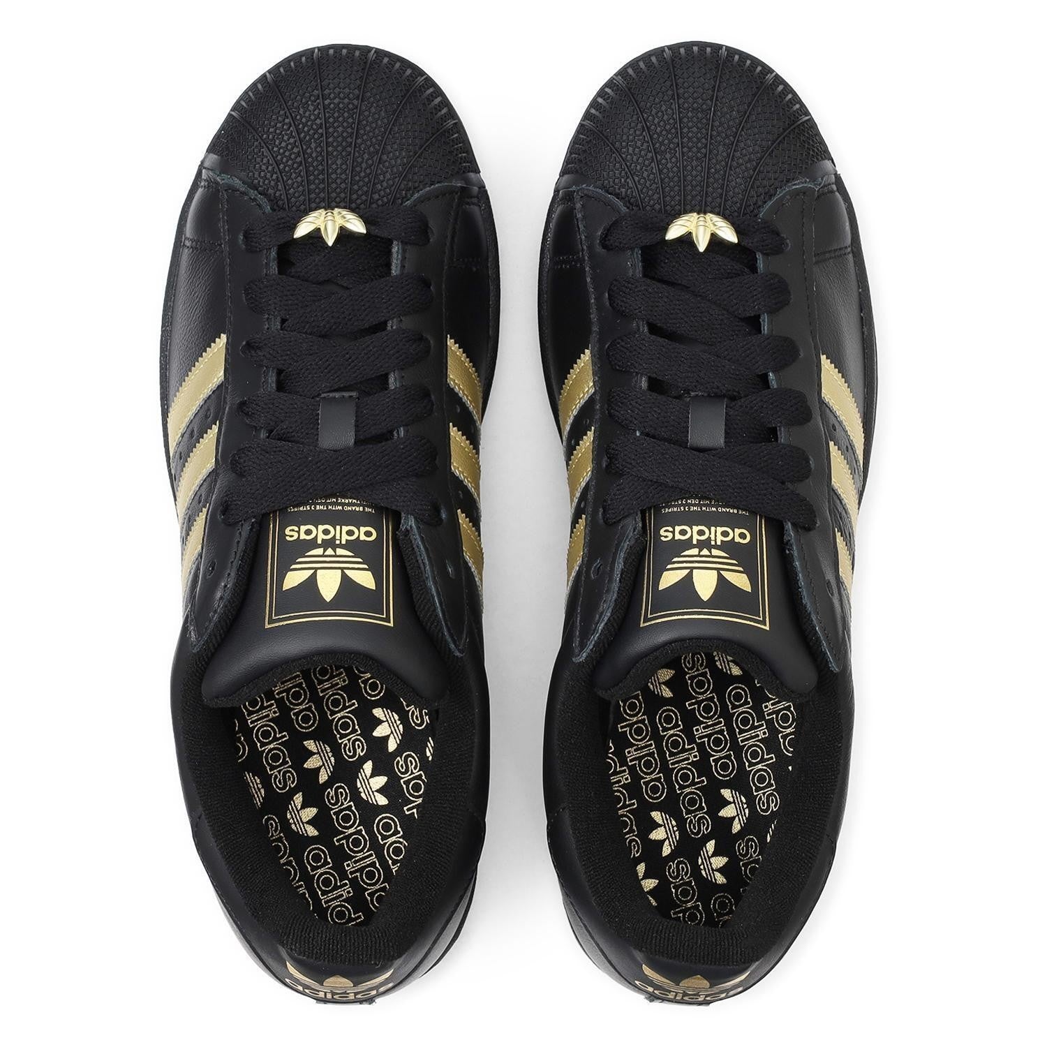 KJ3550 adidas Originals Superstar 2 Core Black Gold Metallic Core Black (Men's)