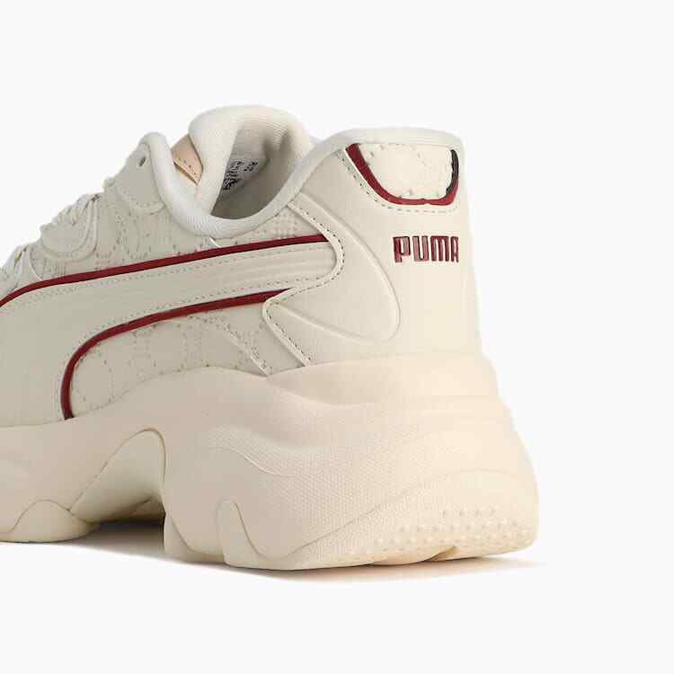 401859-01 Puma Pulsar Lite Frosted Ivory Team Regal Red Granola (Women's)