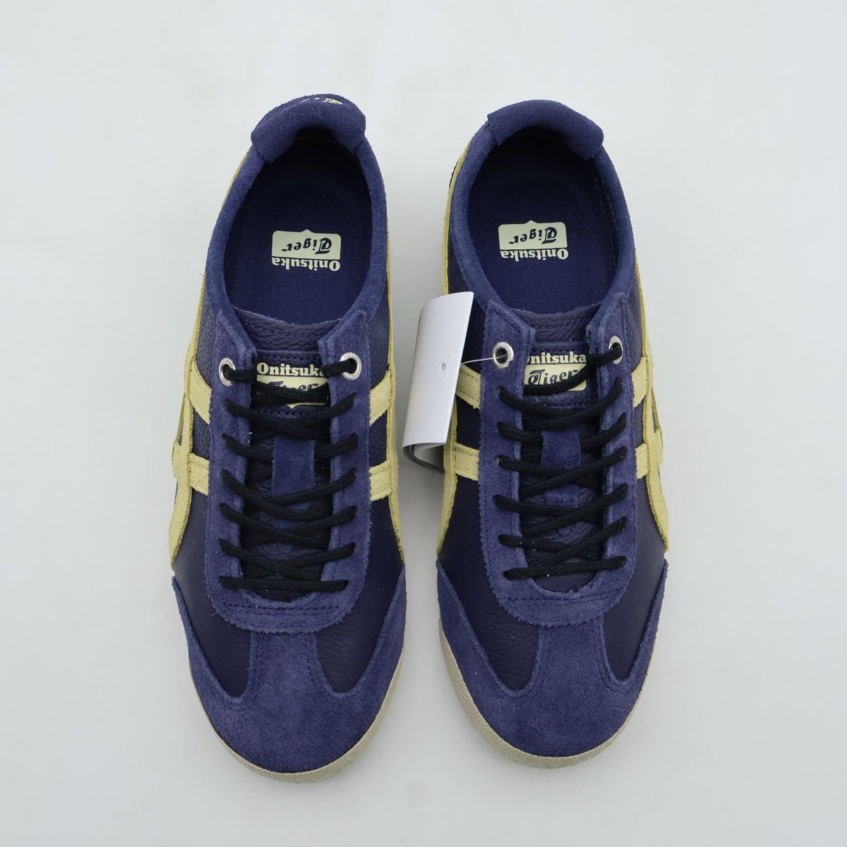 1183C015-400 Onitsuka Tiger Mexico 66 SD VIN Peacoat Wheat Yellow (Men's)
