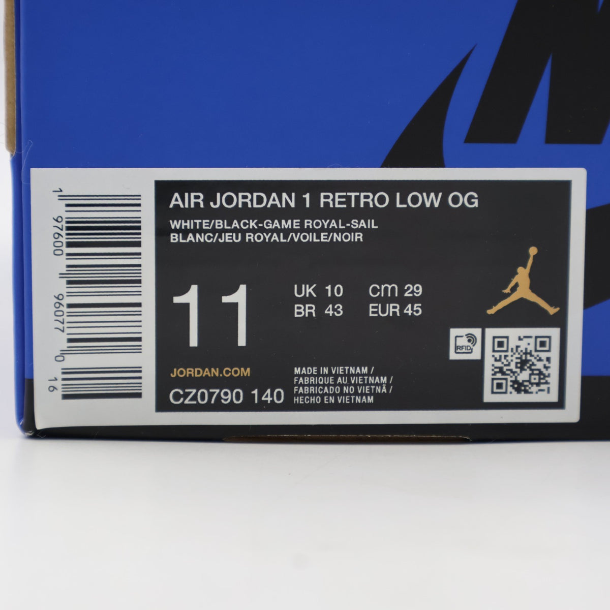 CZ0790-140 Nike Air Jordan 1 Retro Low OG Game Royal (Men's)