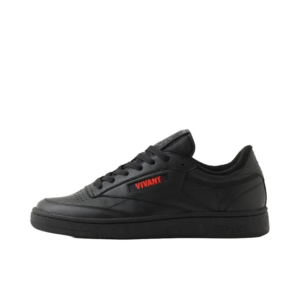 RB00185 VIVANT x atmos x Reebok Club C "Black/Red" (Men's)