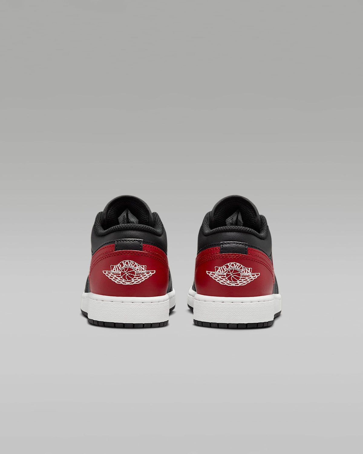 553560-067 Nike GS Air Jordan 1 Low Black Summit White Varsity Red