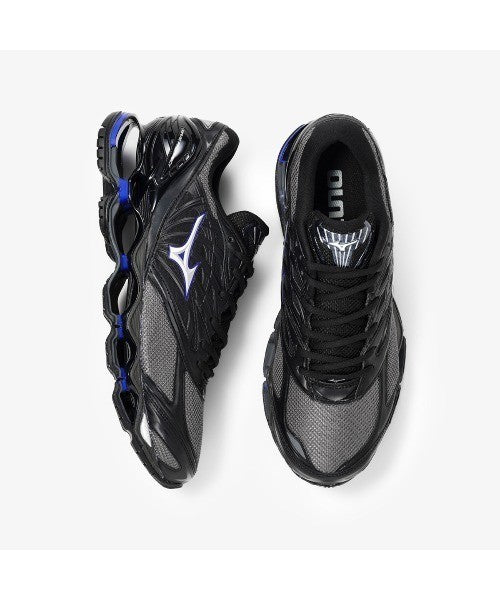 D1GA333712 Mizuno Wave Prophecy LS "Charcoal/Silver/Blue" (Men's)