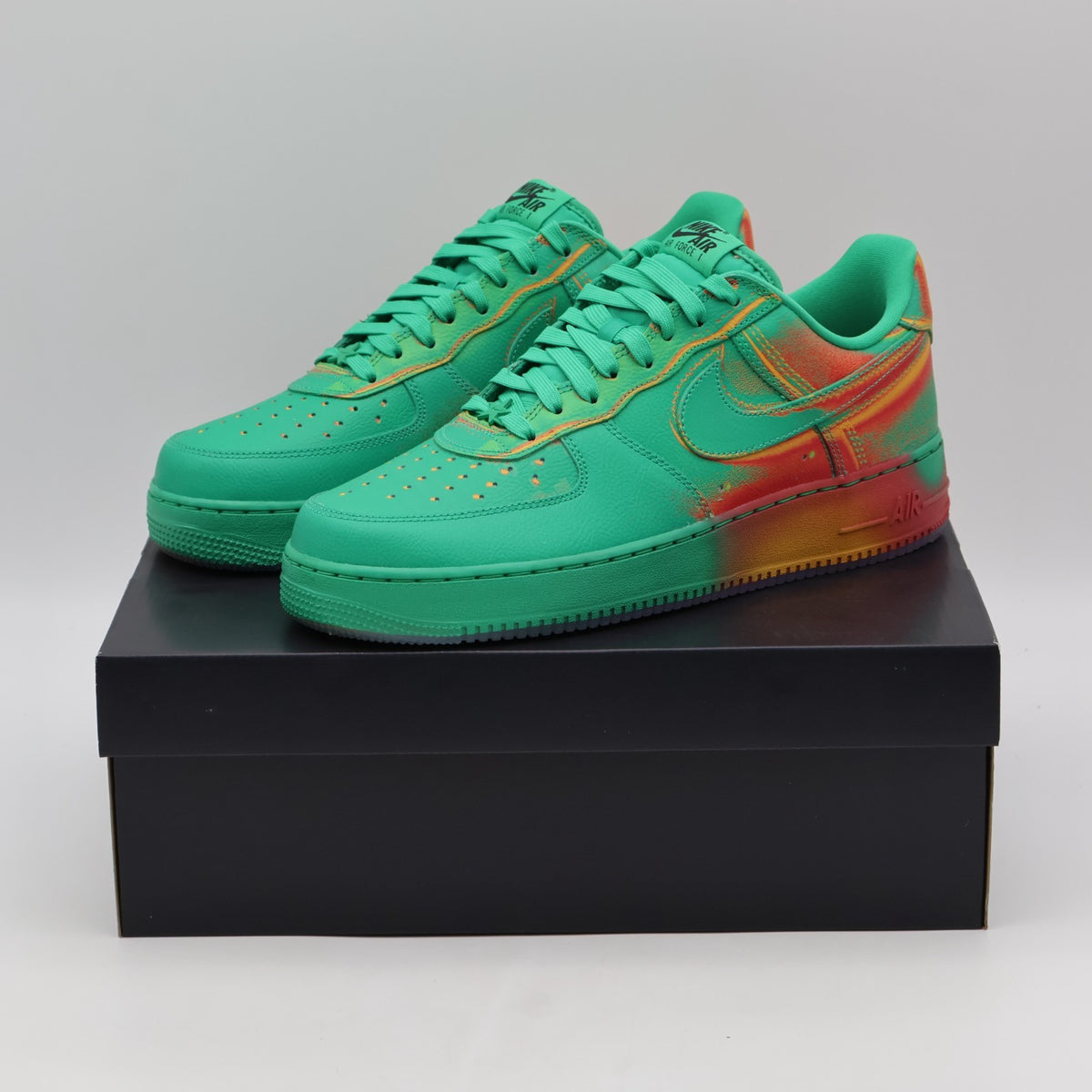 IB6834-300 Nike Air Force 1 Low Stadium Green Laser Orange (Men's)