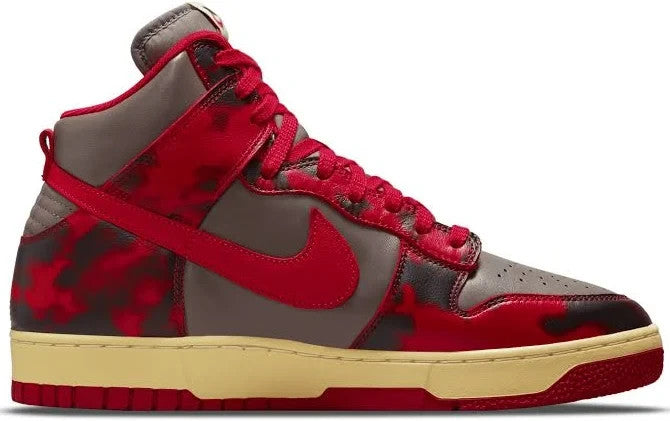 DD9404-600 Nike Dunk High "Red Acid Wash" (Men's)