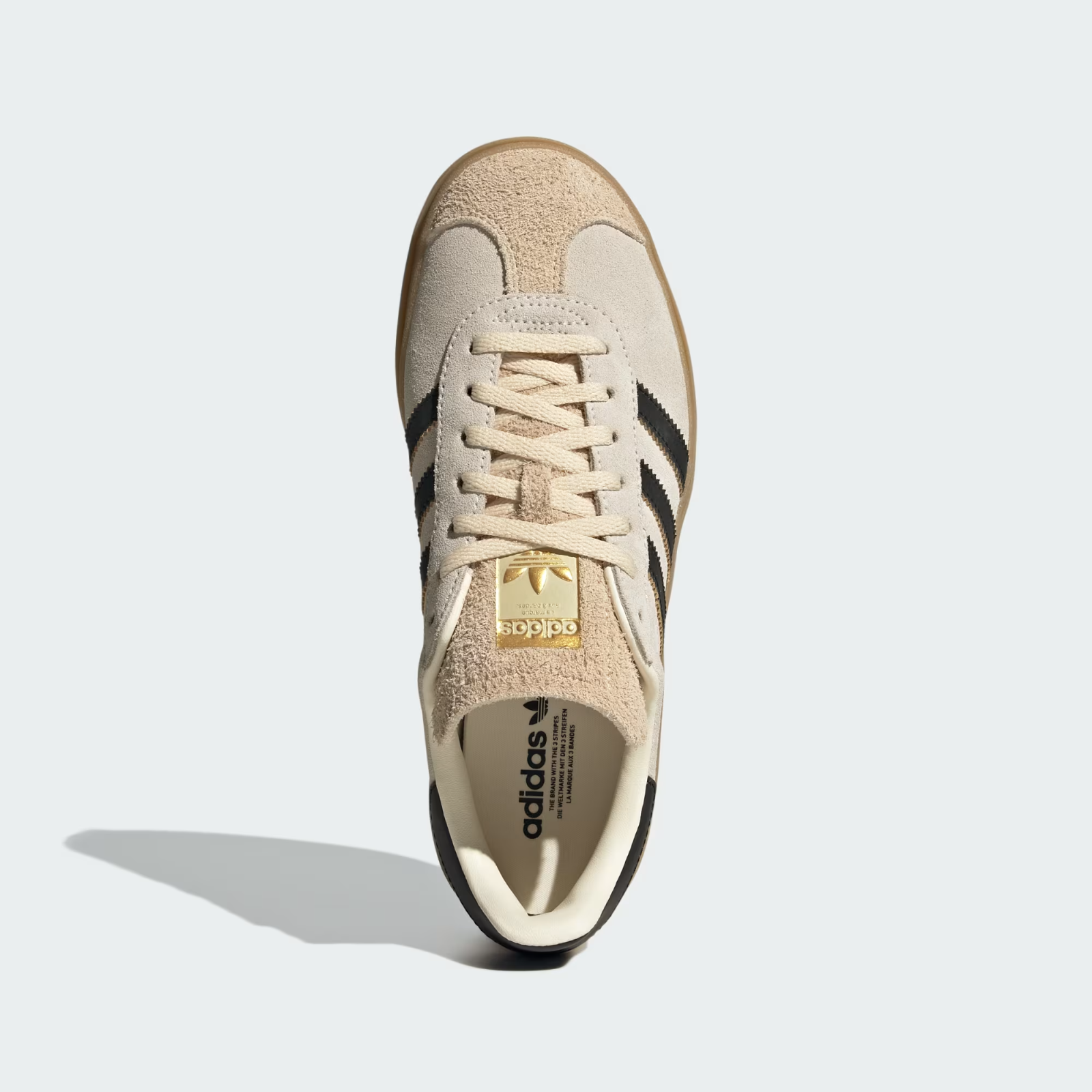 JS3892 adidas Originals  Gazelle Bold Cream White Core Black (Women's)