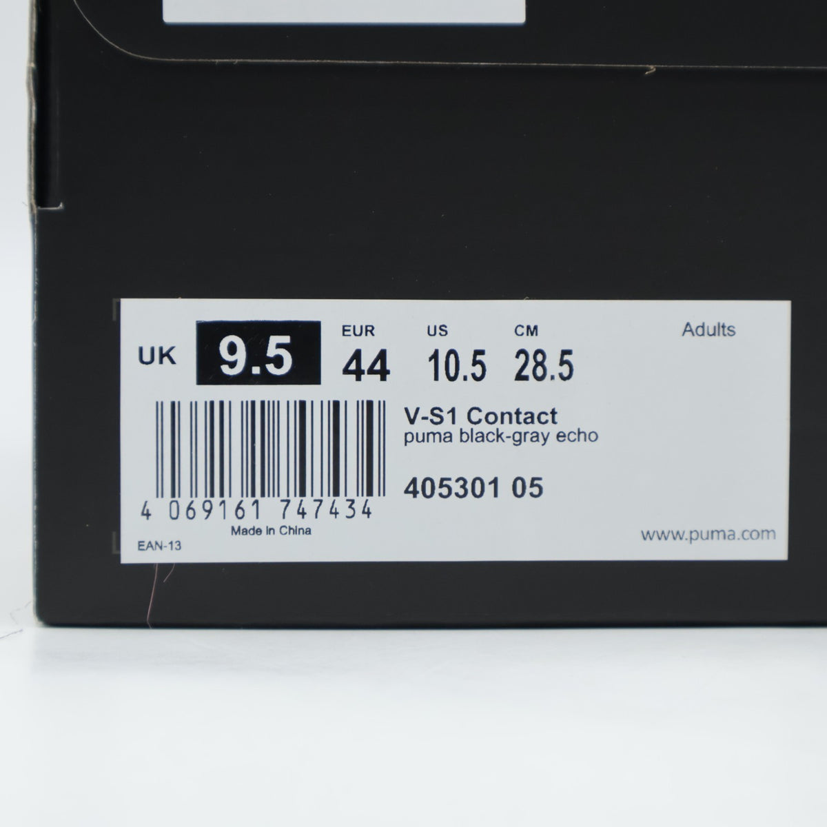 405301-05 Puma V-S1 Contact "Black/Gray Echo"