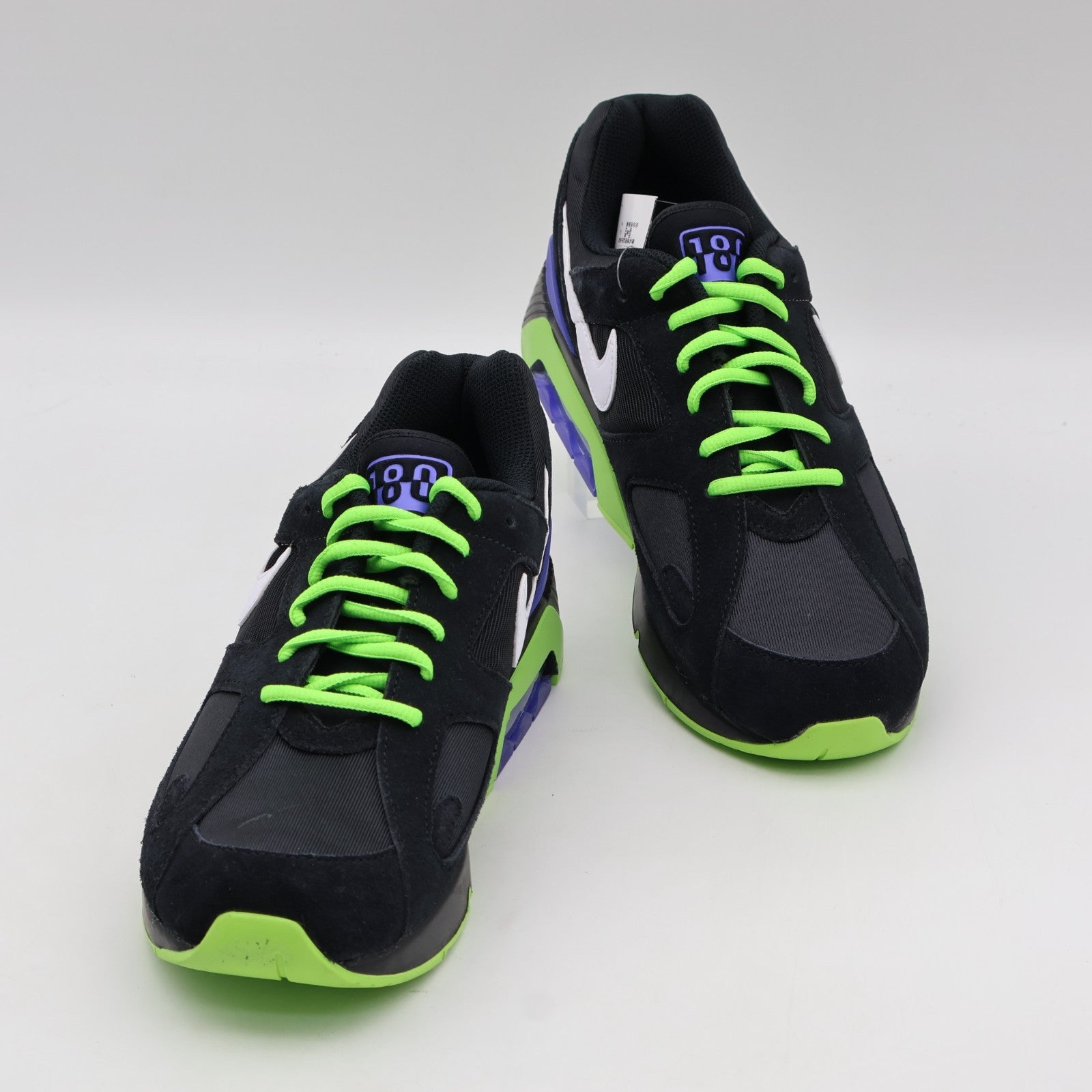 FZ3058-001 Nike Air Max 180 Black White Action Green (Men's)