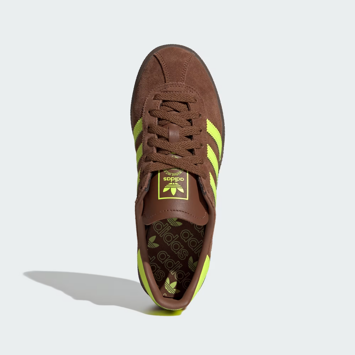 JS3996 adidas Originals Munchen Preloved Brown Solar Yellow Gum (Men's)