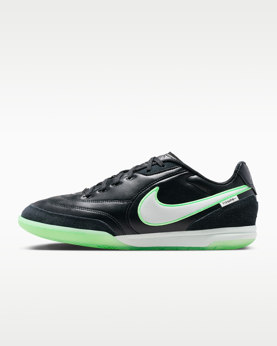 HQ7017-001 HQ7017-001 Nike Tiempo Streetgato Black/Illusion Green (Men's)