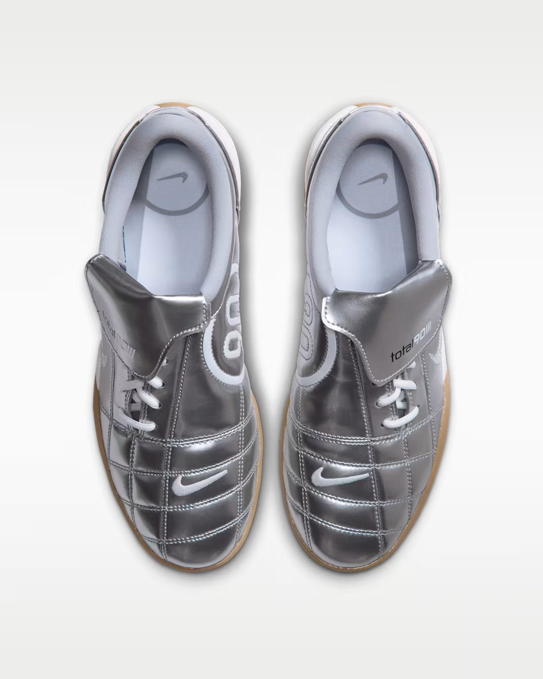 IV3187-002 Nike Total 90 3 Chrome "Metallic Silver/Flat Silver" (Women's)