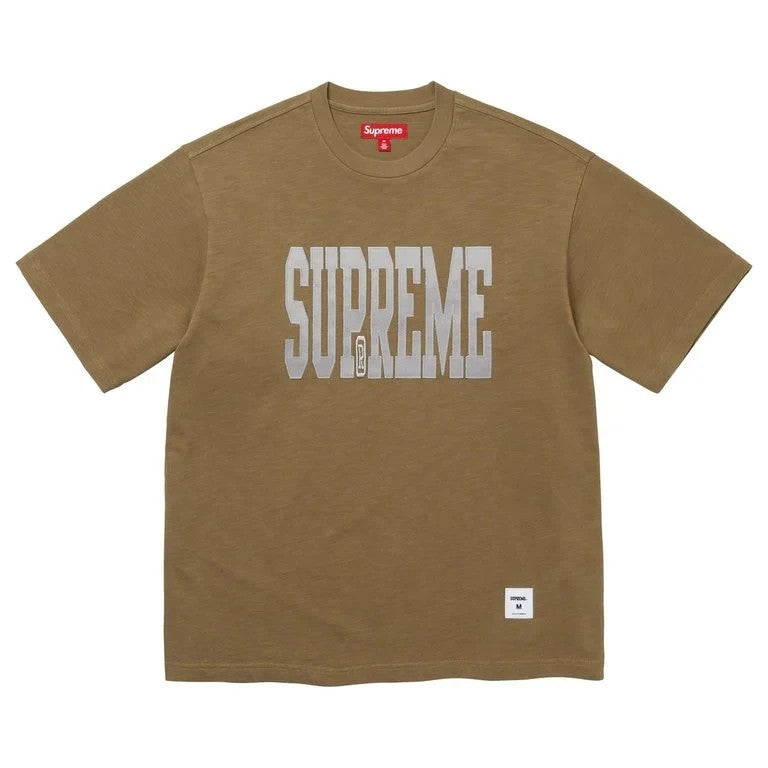 Supreme Stretch AppliquÃ© S/S Top Olive Brown