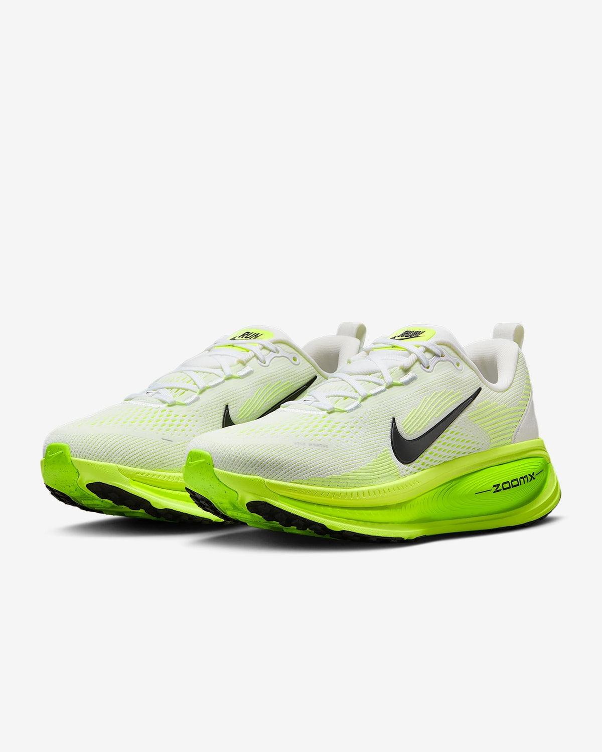 HM6804-102 Nike  Vomero 18 White Electric Green Volt Black (Women's)